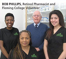 Bob Phillips, Retired Pharmacist and Fleming College Volunteer