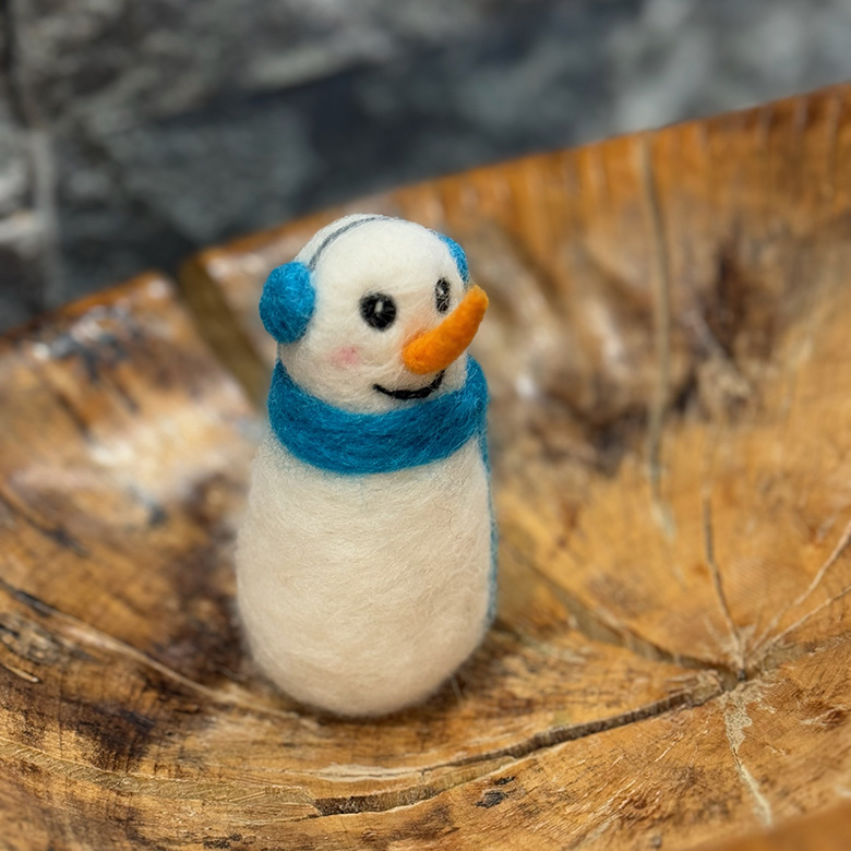 One of a Kind Felted Snowman Workshop