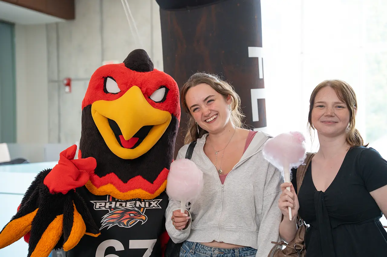 Students attending Fleming College Open House