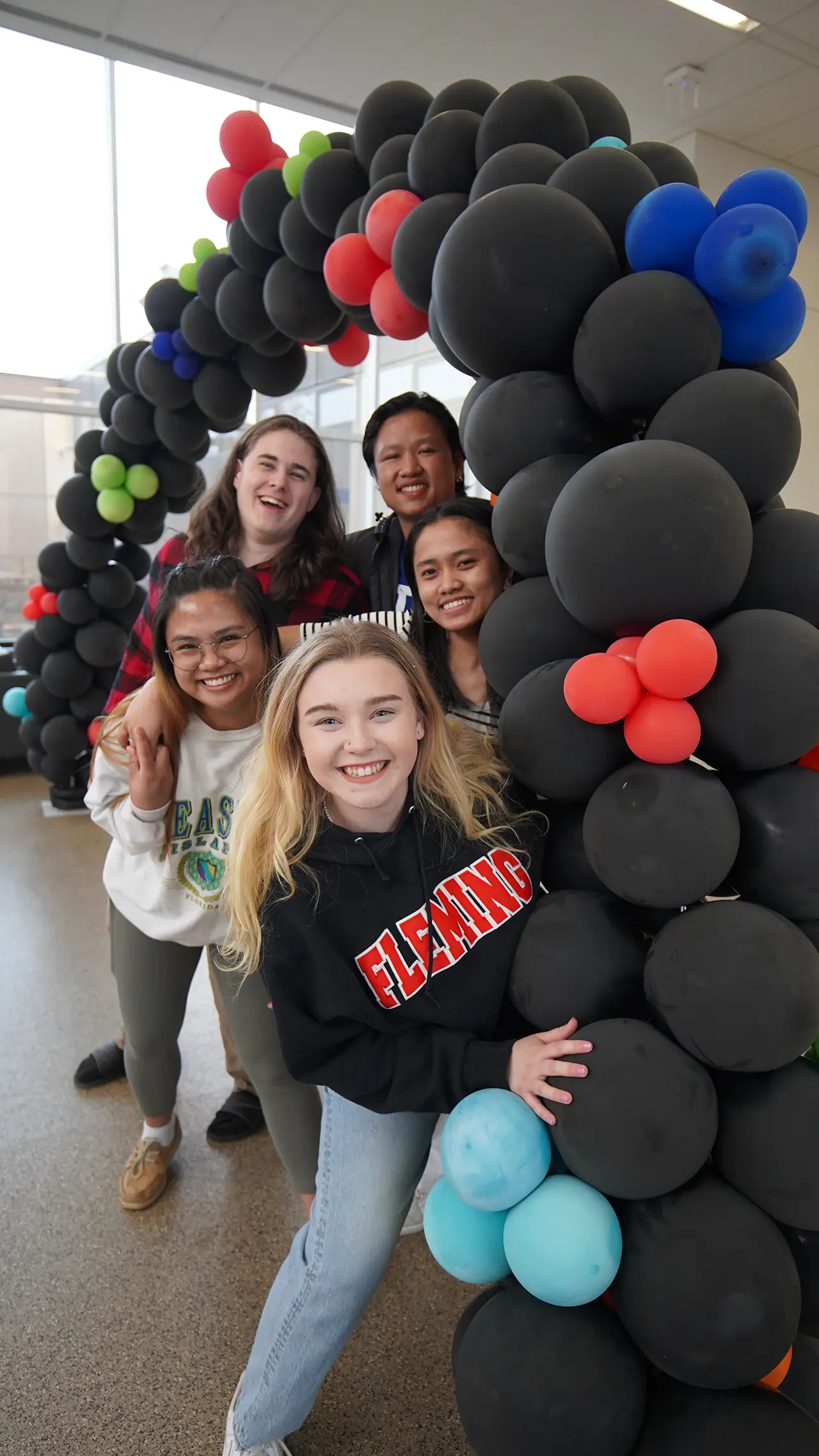 Students attending Fleming College Open House