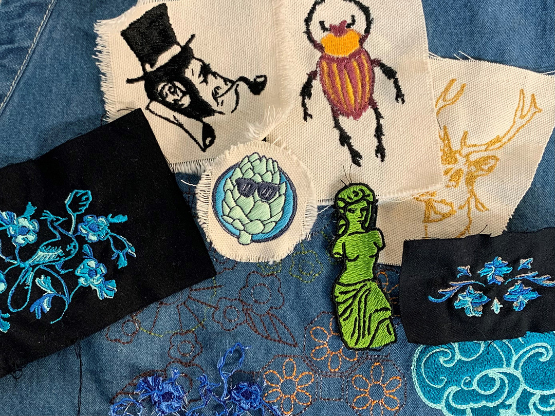 Maker space embroidery