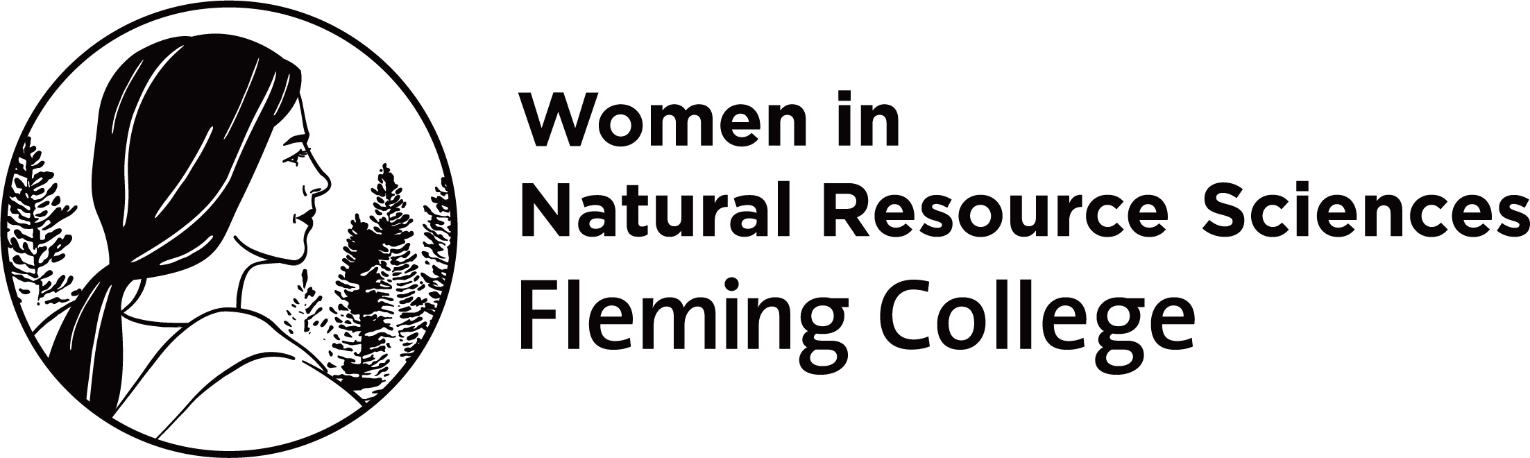 Women in Natural Resources logo - an illustration of a woman