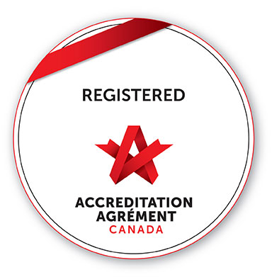 a seal from Acceditation Canada