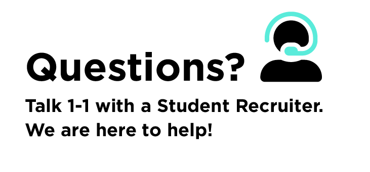 Talk 1 on 1 with a student recruiter