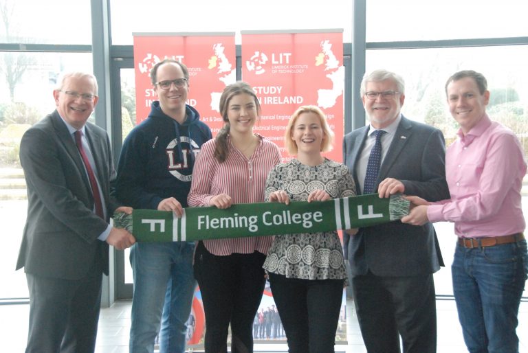 Limerick Institute of Technology, Fleming College sign student exchange